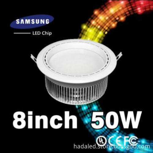LED downlight 50w for ceiling with SAMSUNG led chip